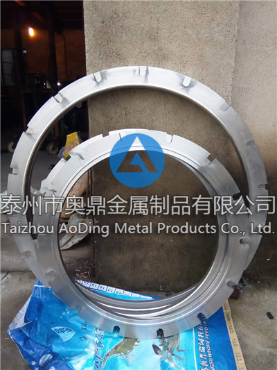 大口徑法蘭加工U型螺栓槽